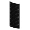 Вертикальный биметаллический радиатор Rifar Convex 500 - 22 секции Антрацит нижнее центральное подключение RCV50022ANT