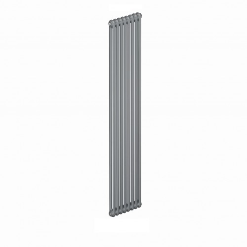 Стальной трубчатый радиатор Rifar Tubog 2180 - 8 секций Титан боковое подключение TUB 2180-08-TI