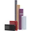 Стальной трубчатый радиатор Rifar Tubog 2180 - 10 секций Титан боковое подключение TUB 2180-10-TI