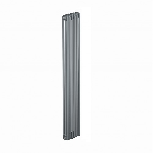 Стальной трубчатый радиатор Rifar Tubog 3180 - 6 секций Титан боковое подключение TUB 3180-06-TI