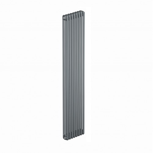 Стальной трубчатый радиатор Rifar Tubog 3180 - 8 секций Титан боковое подключение TUB 3180-08-TI